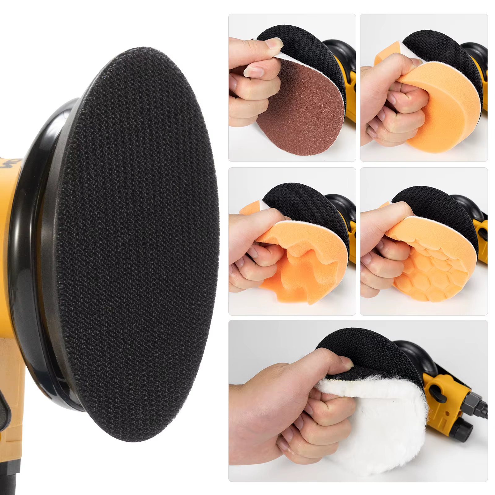 Ponceuse à air pneumatique de 5 ou 6 pouces