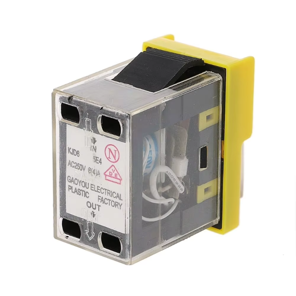 250V 6(4)A Machine étanche scie coupe perceuse interrupteurs marche/arrêt interrupteur électromagnétique KJD6 5E4 sous