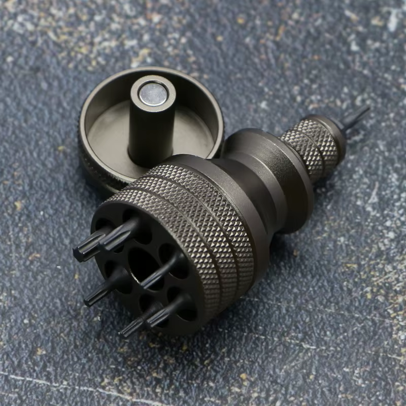 Kanedeiia – Mini tournevis magnétique en alliage d'aluminium
