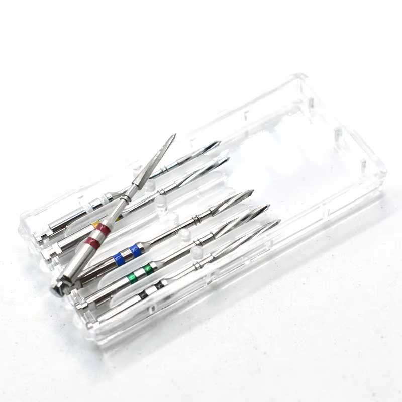 Alésoirs dentaires, forets en acier inoxydable pour poteau à vis