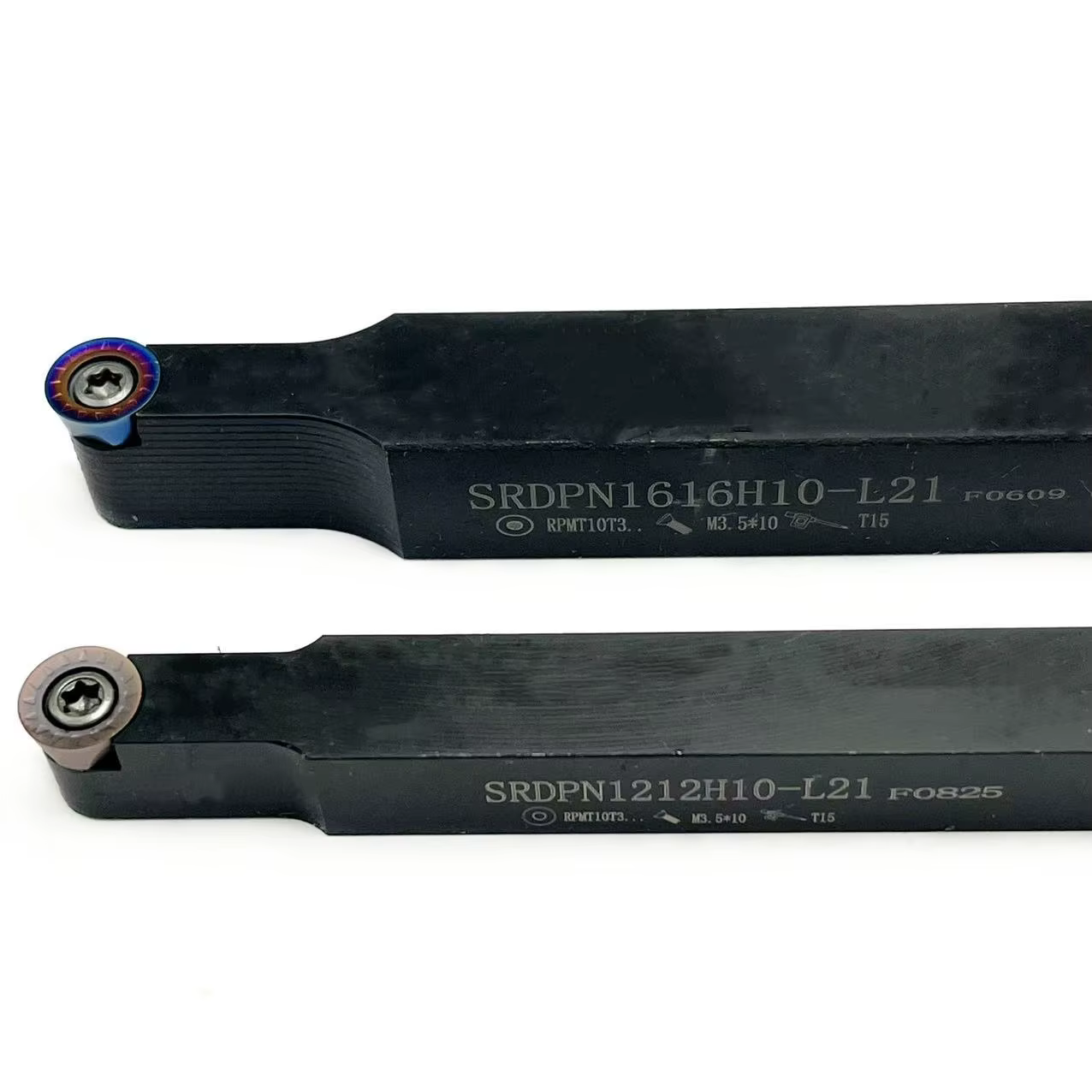 SRDPN1010H10 SRDPN1212H10 SRDPN1616H10 SRDPN2020H10 SRDPN2525H10 Porte-outil extérieur pour barre d'alésage avec plaquette en carbure RPMT10T3 SRDPN