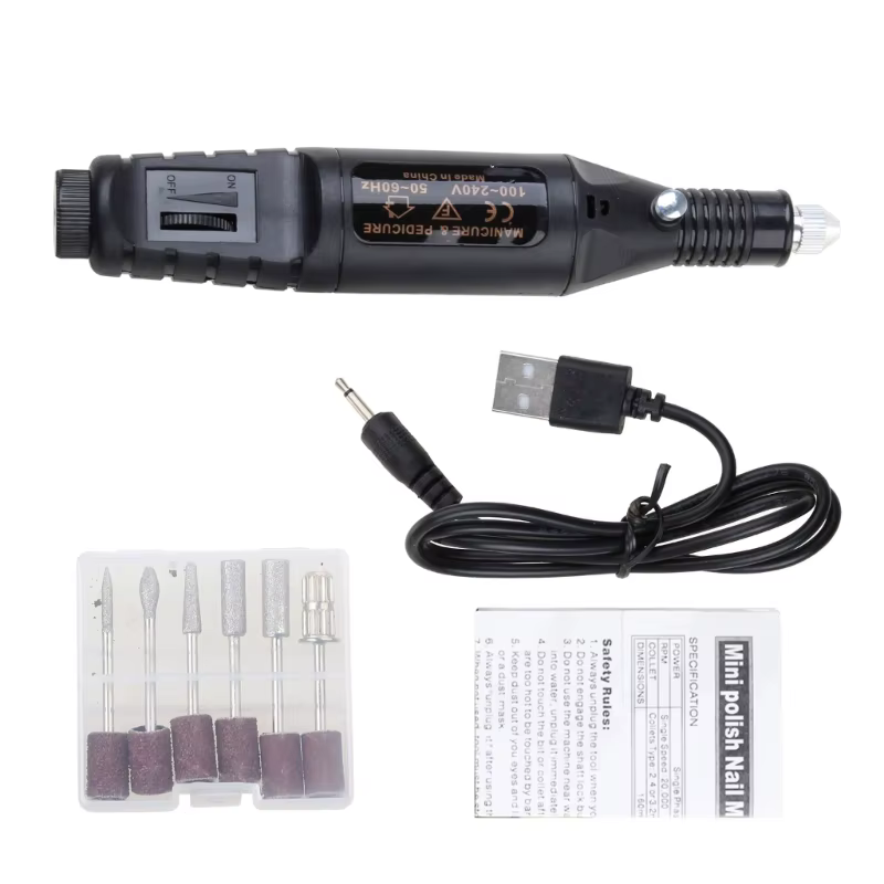 Matériel modèle d 3D, Mini ponceuse électrique alimentée par USB avec 6 têtes ponçage 896C