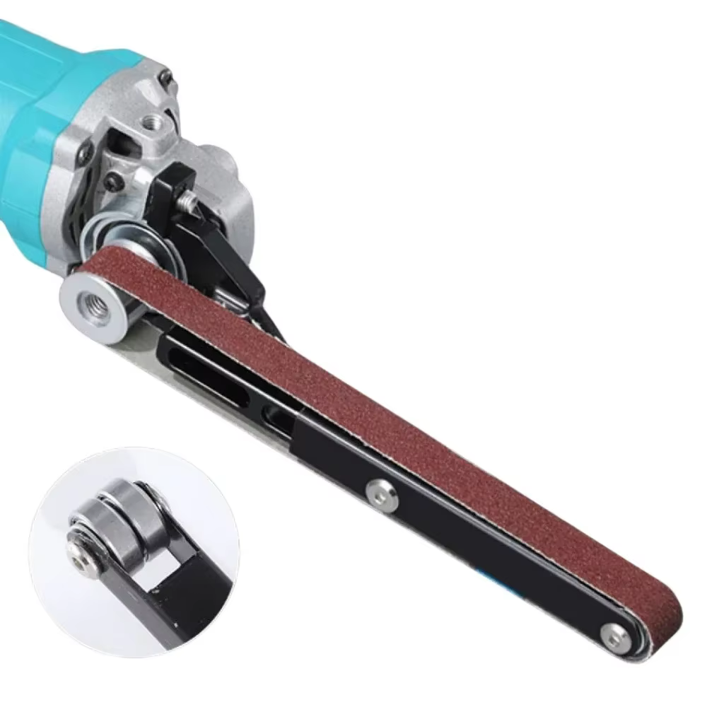 Kit d'adaptateur de bande de ponçage-meuleuse d'angle vers convertisseur de ponceuse à bande-adaptateur