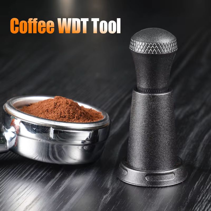 OANKR WDT outil de Distribution d'espresso outils d'agitateur d'espresso pour Barista, agitateur de café expresso à 10 aiguilles avec support