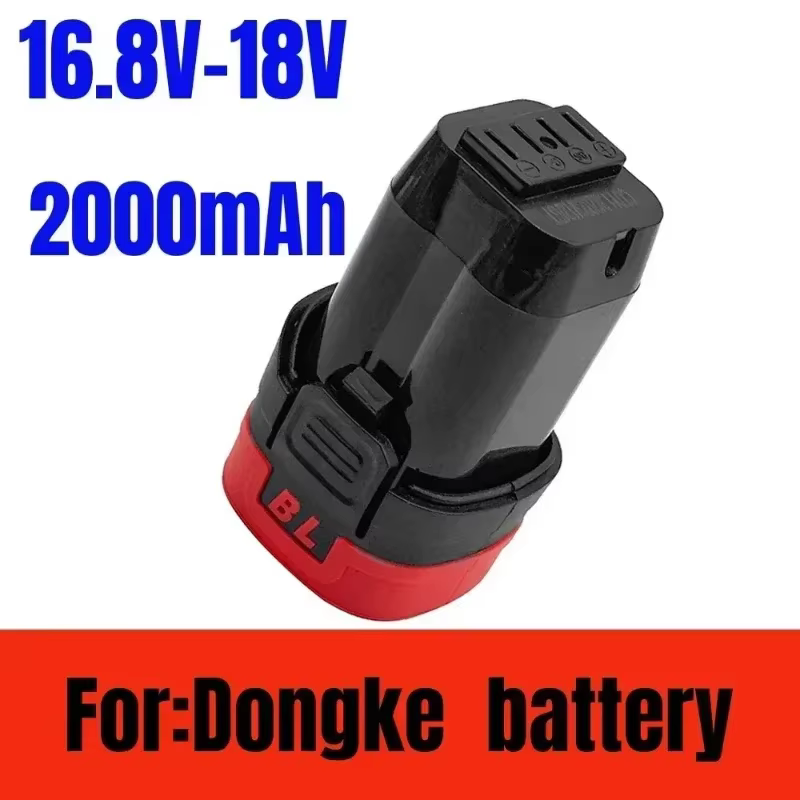 100% Original 16.8 V/18 V 2000 mAh perceuse électrique à main sans brosse batterie au Lithium pour Dongke