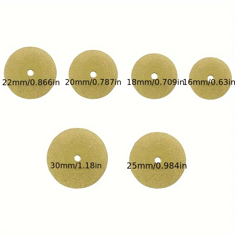 12 pièces 1 ensemble 16-30mm scie à roue diamantée lame de coupe circulaire outil rotatif