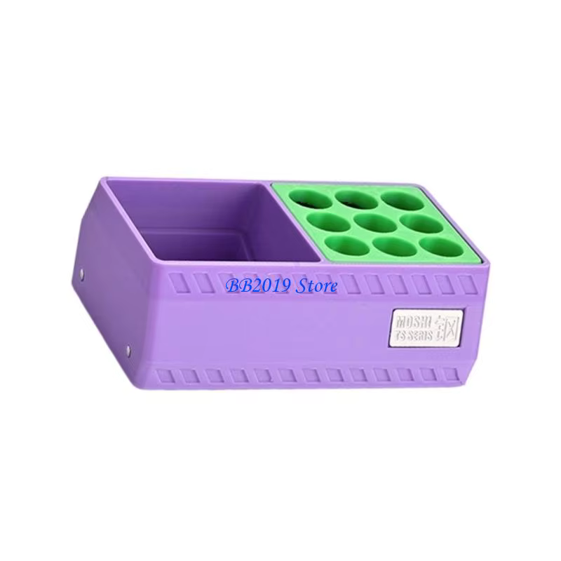 Q0KB boîte rangement colles modulaires magnétiques avec support pour organisateur d'outils construction maquettes