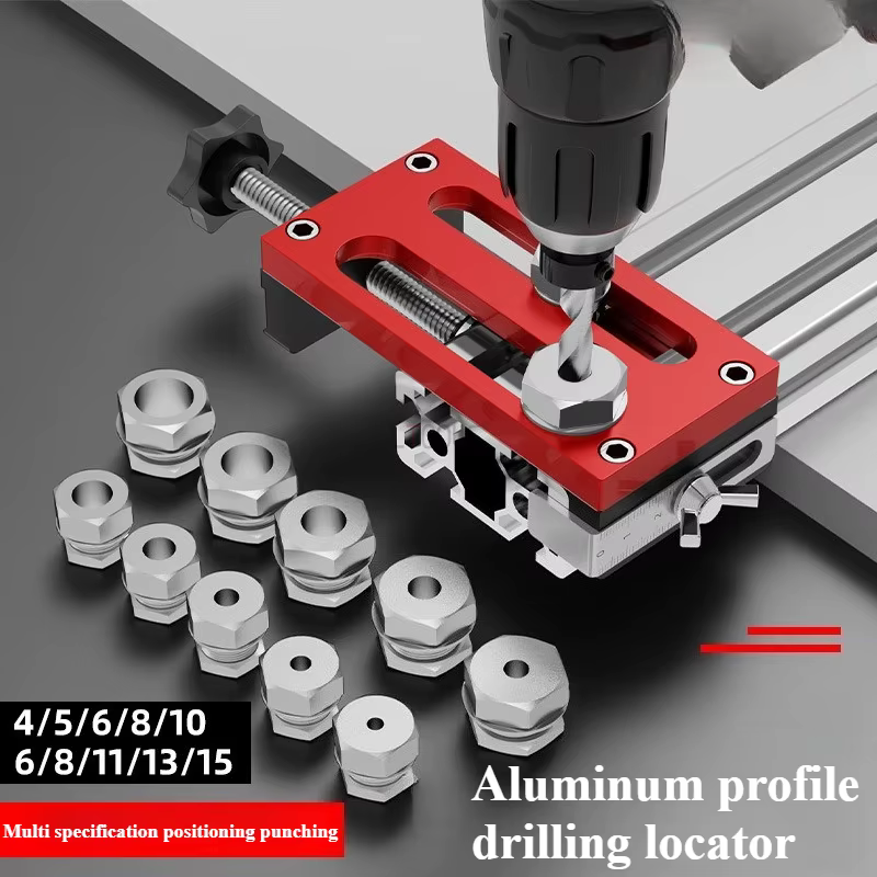 Localisateur de perçage de profil en aluminium-outil de positionnement 203040