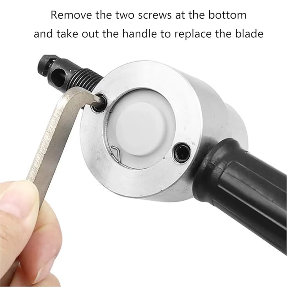 Perceuse électrique fixation plaque de Modification poinçon ciseaux tôle grignoteuse coupe réglable