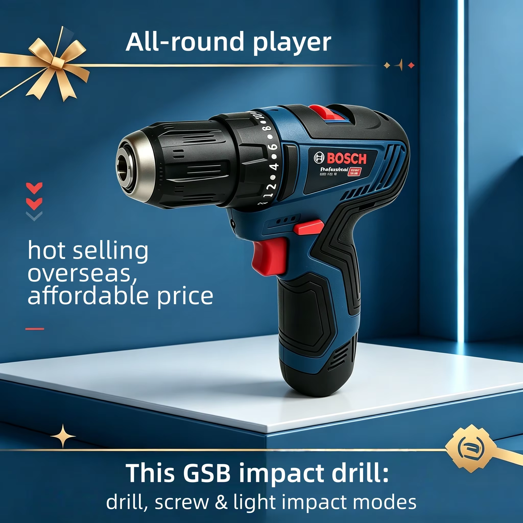 Perceuse électrique Bosch-GSB 12V-30 Professional