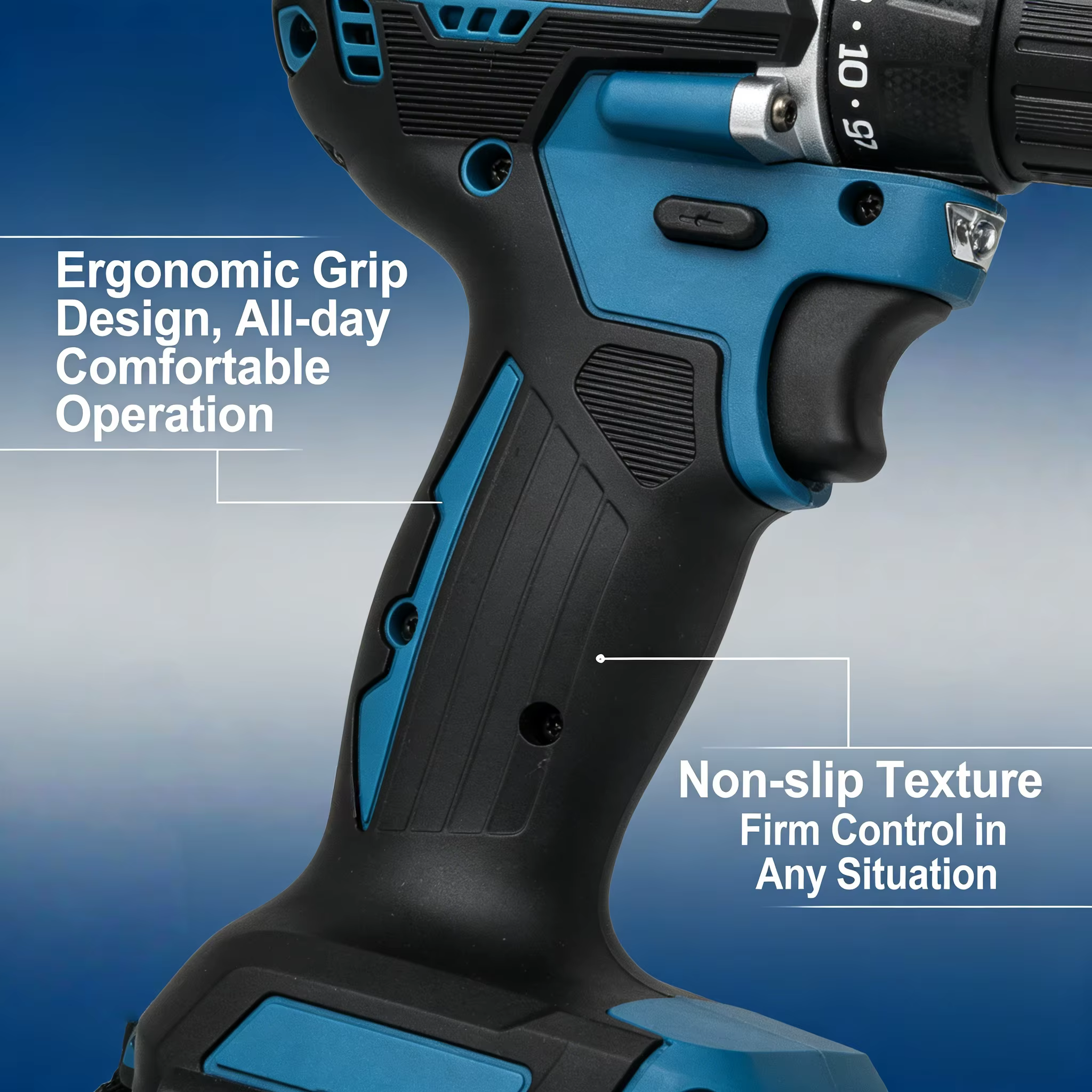 Perceuse électrique au lithium Makita DDF487 18V : outil rechargeable sans balais à couple élevé de 10 mm