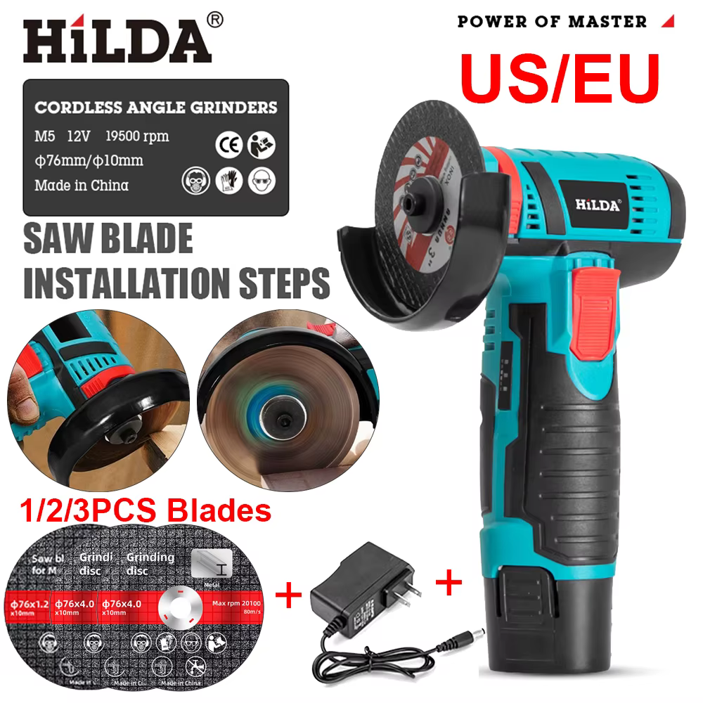 HILDA – petite meuleuse d'angle 12V