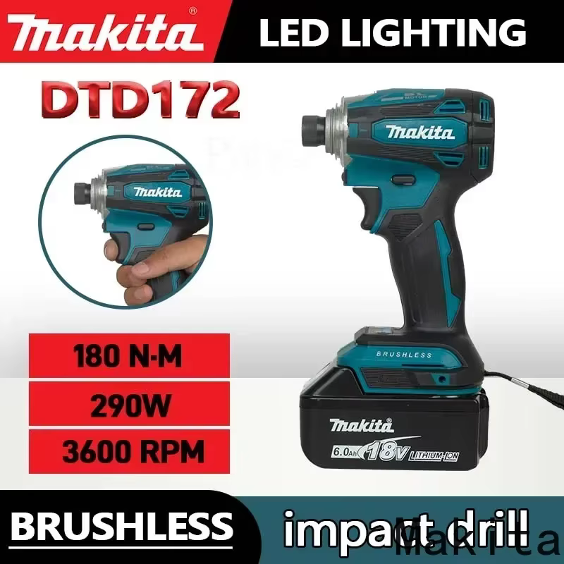Perceuse-visseuse électrique sans fil Makita DTD172 2026