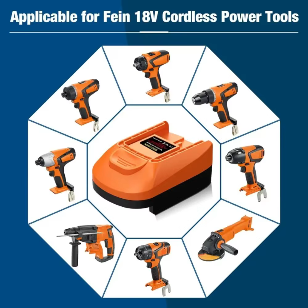 Adaptateur de batterie BOS18FIN pour outils Bosch vers Fein