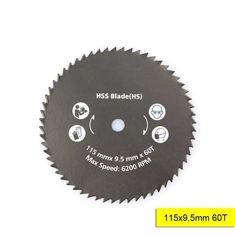 Diamètre 85mm 60 dents HSS lame de scie circulaire disques de roue pour la coupe du bois disque