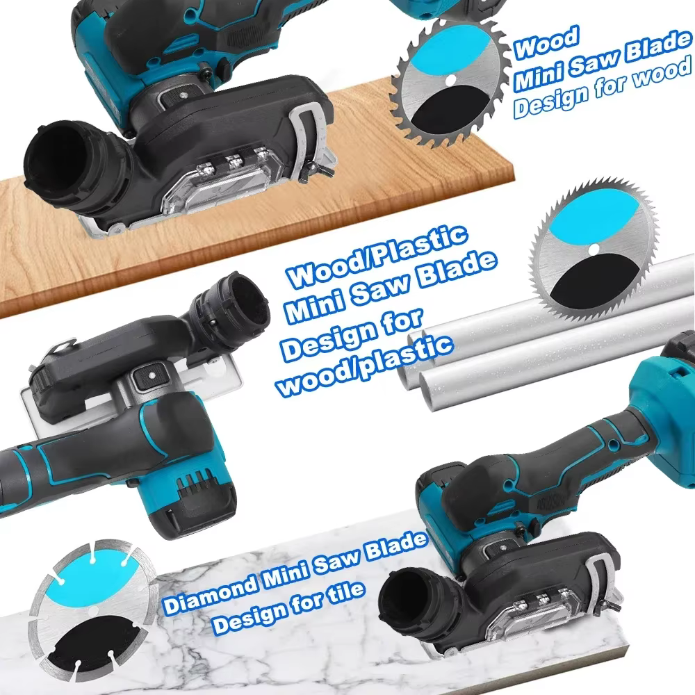 Petite Machine de découpe électrique sans fil de 3 pouces, compacte, 76MM, 20000 tr/min, Mini meuleuse d'angle pour batterie Lithium-Ion 18V