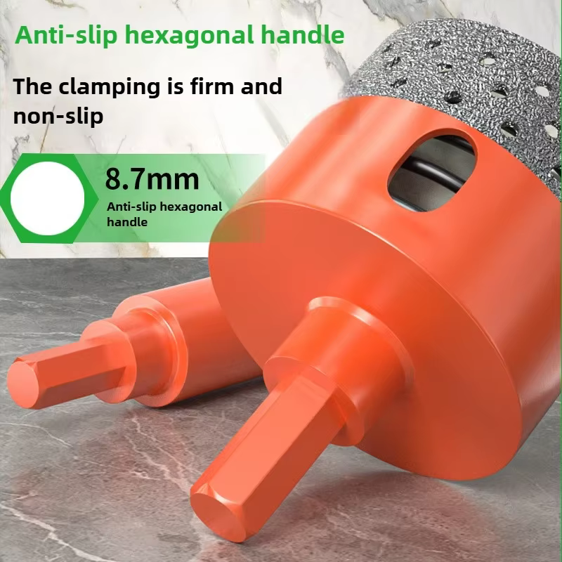 Foret diamanté à queue hexagonale BAOLIAN pour carrelage céramique