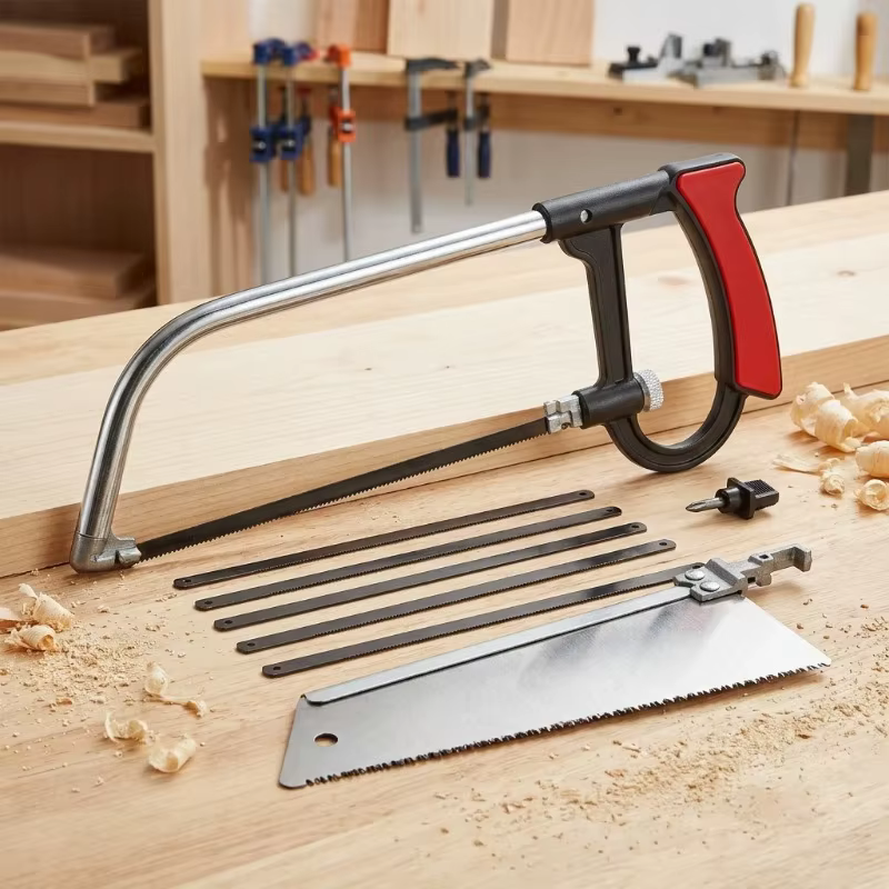 Scie à main multifonction 8-en-1 en acier pour le bricolage