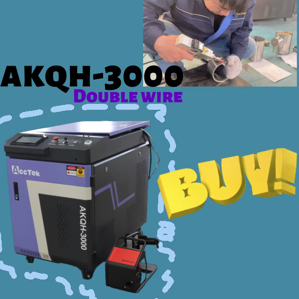 Machine de soudage Laser portative avancée 2000W 3000W 3 en 1