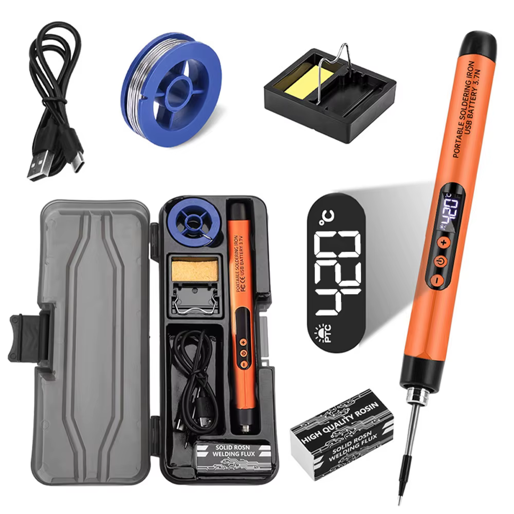 Kit de fer à souder électrique numérique USB multifonctionnel
