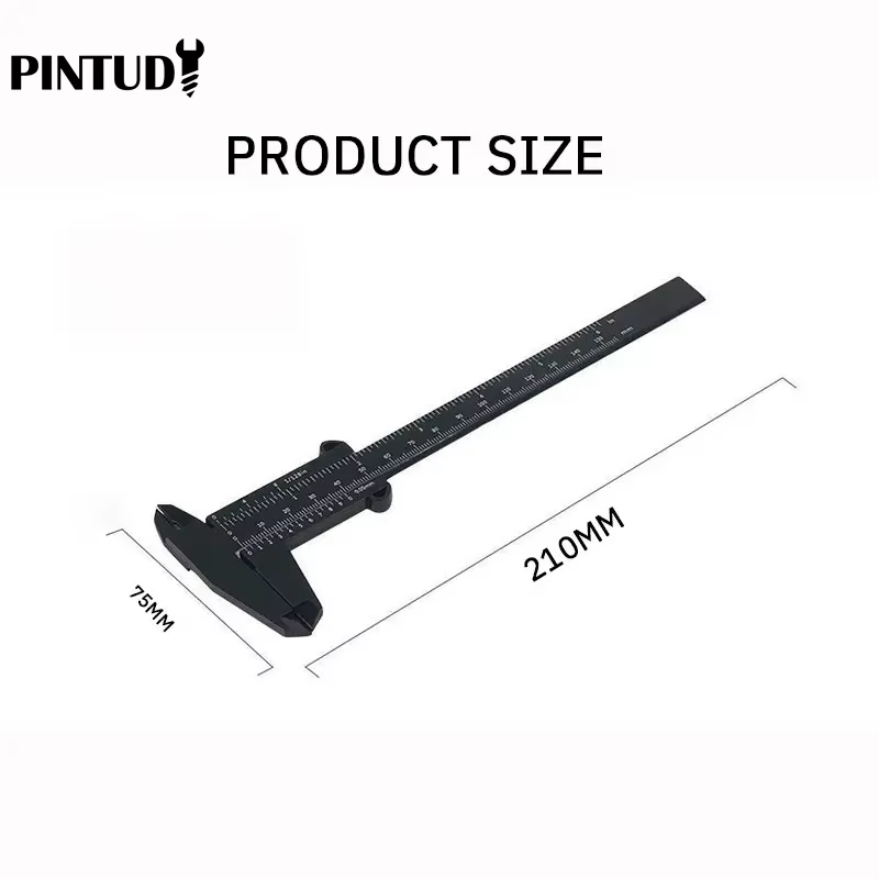 1PC plastique vernier étrier affichage numérique