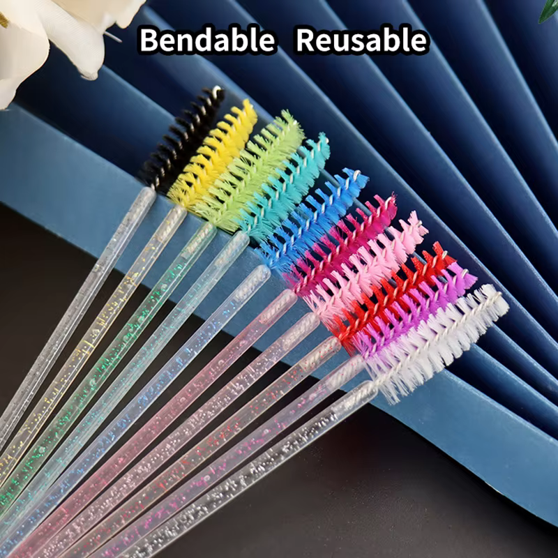 Brosses à Cils en Forme de Poulet, Outils d'Extension, Brosses à Mascara, Applicateur, Bobines, Cosmétique, 50 Pièces