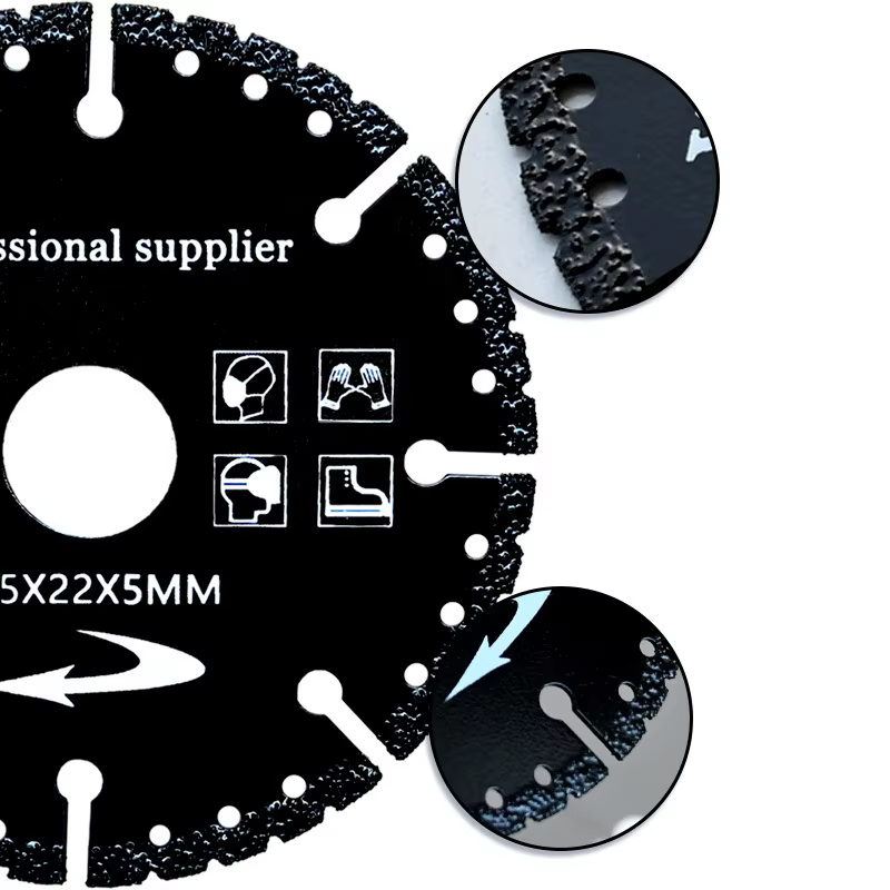 Lames diamantées pour coupe du métal de 125 mm – Disques tranchants pour l'acier