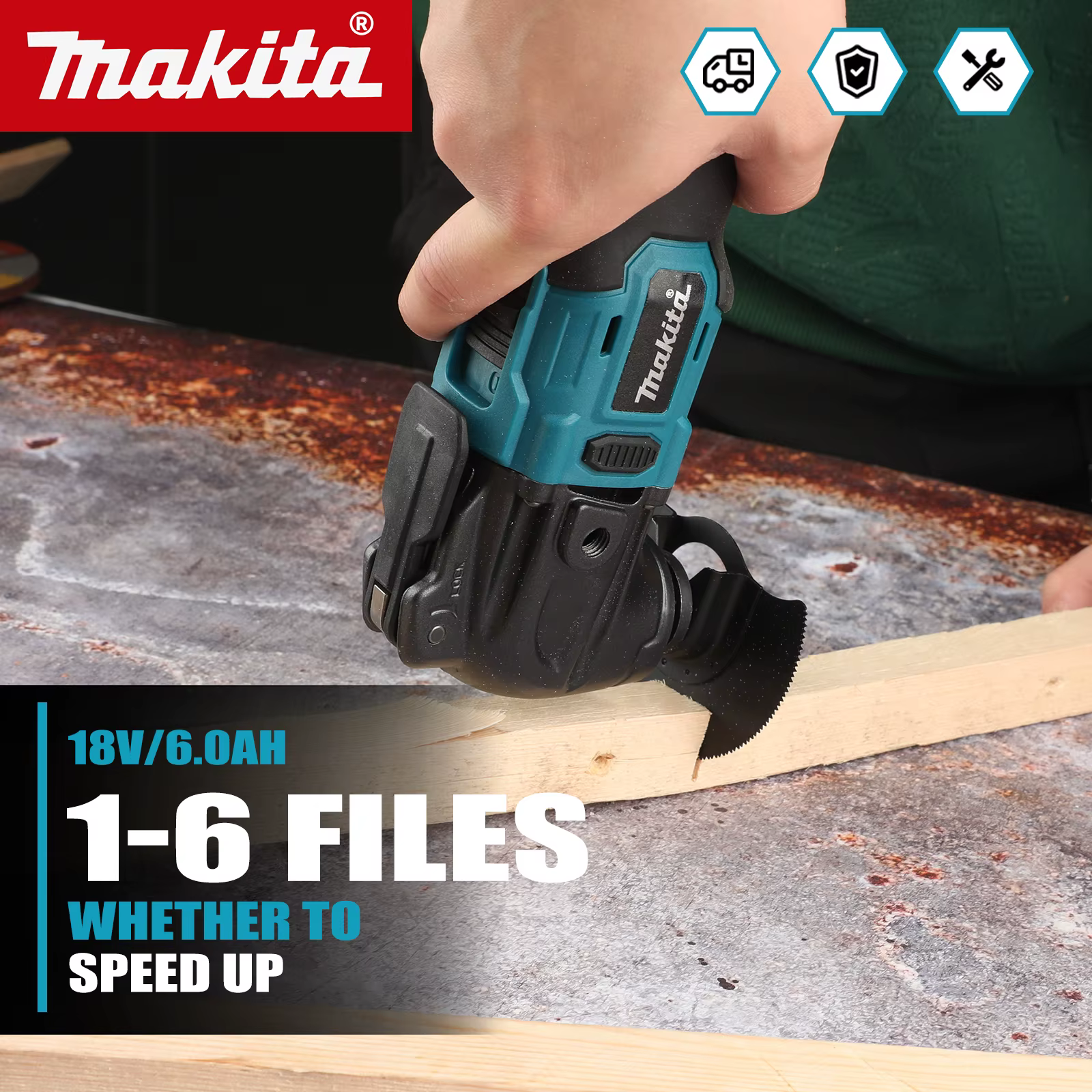 Outil oscillant sans fil Makita 18V