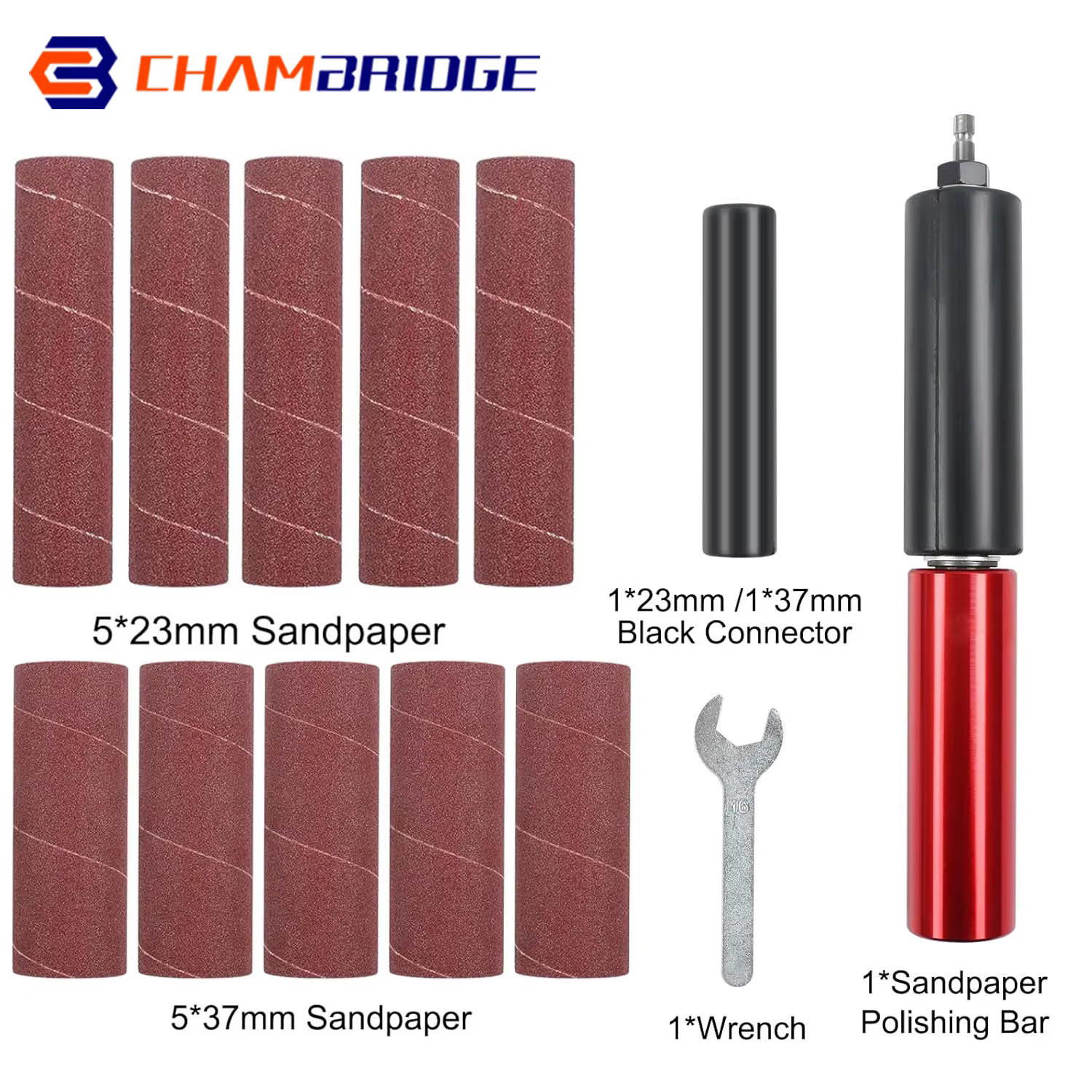 Kit de ponçage à tambour pour perceuse électrique