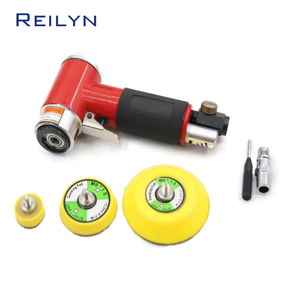 Reilyn Mini rectifieuse pneumatique 3 " ponceuse à air orbite aléatoire pour le polissage de voiture polisseuse à air à grande vitesse