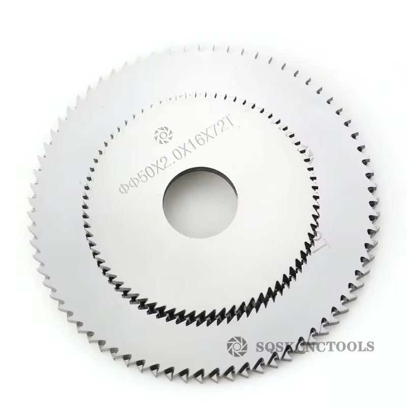 Lame de scie circulaire en carbure solide SLUGB 110/125/150/160 mm pour le fraisage de l'acier au tungstène