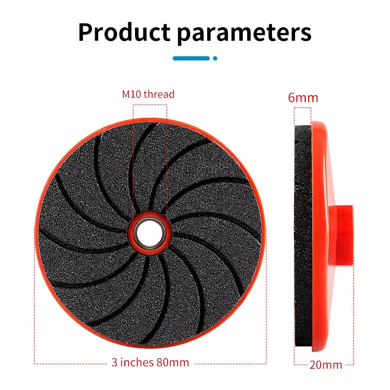 Disque de polissage pour carrelage céramique M10 pour meuleuse d'angle