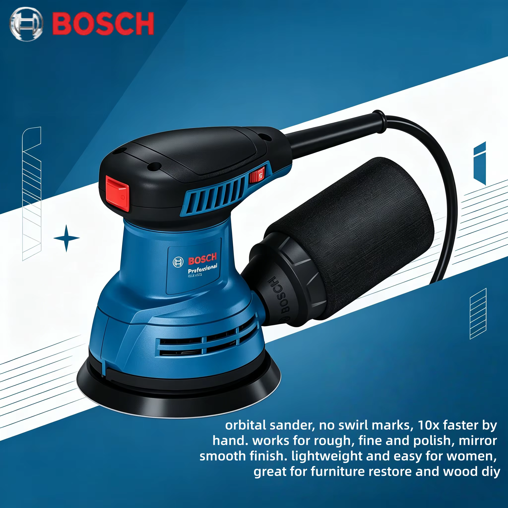 Ponceuse orbitale électrique Bosch GEX 125