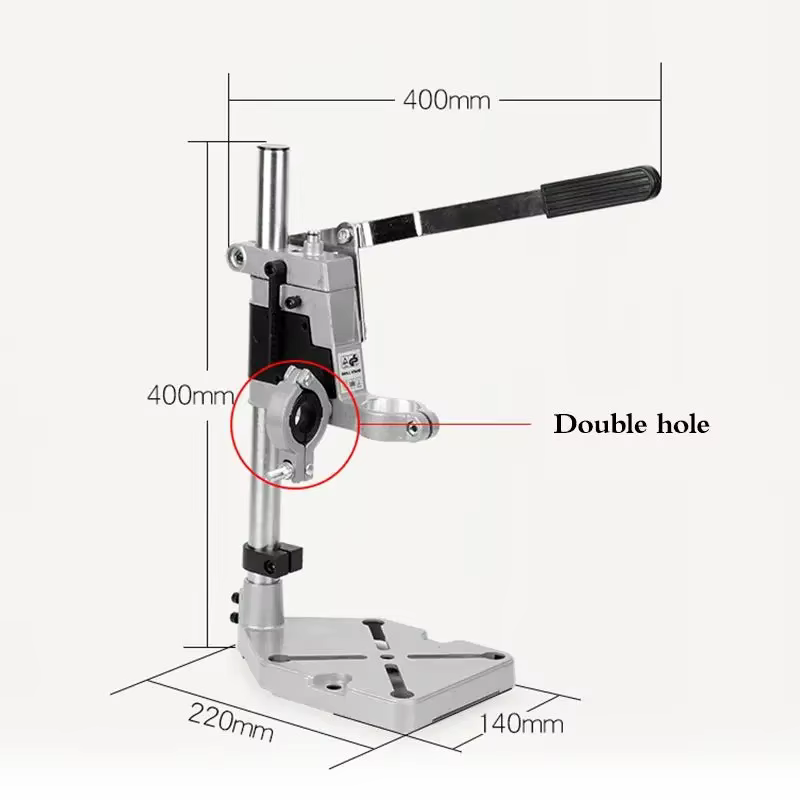 Support de fixation pour perceuse électrique sur établi
