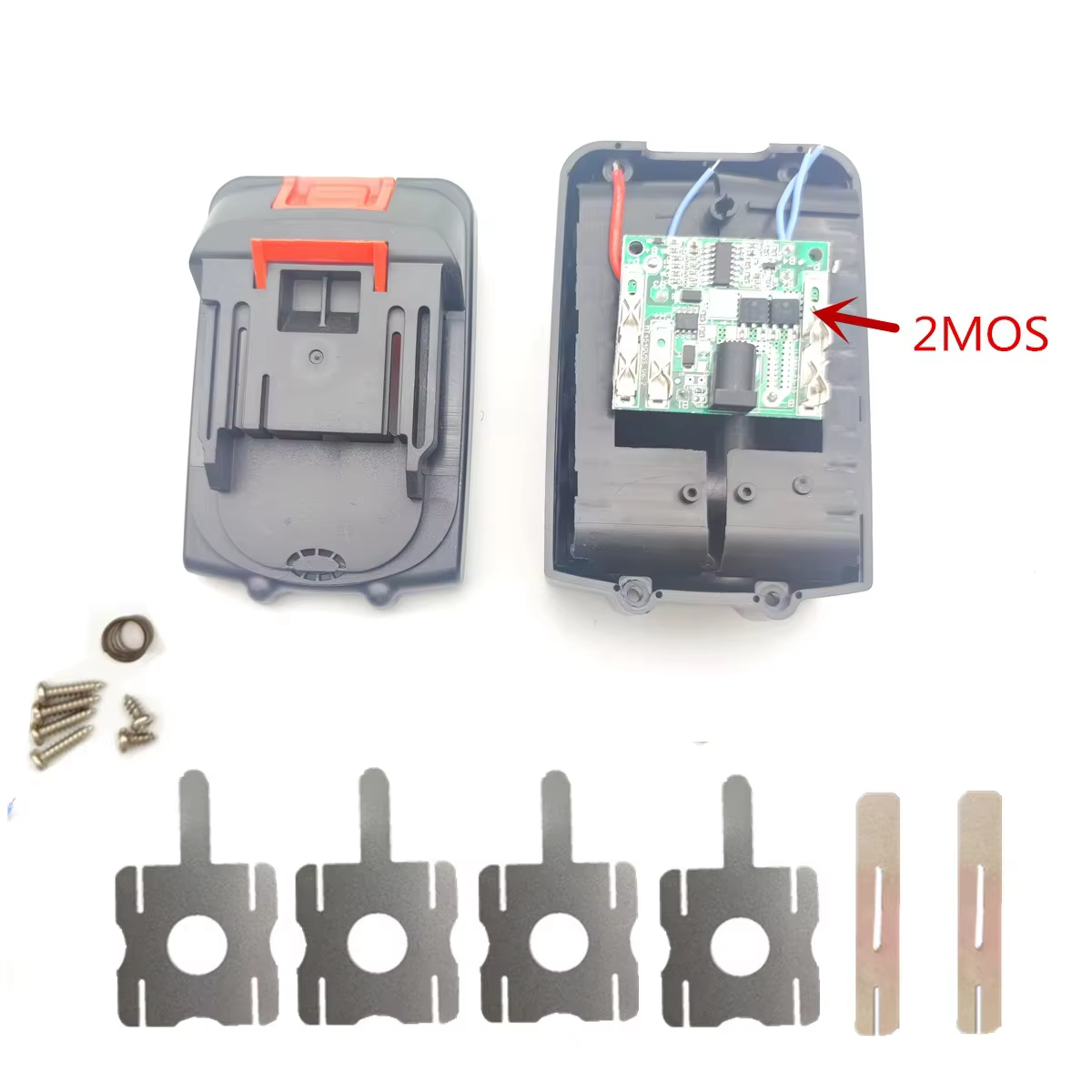 Boîtier de batterie pour outils électriques 5S2P 18V avec BMS