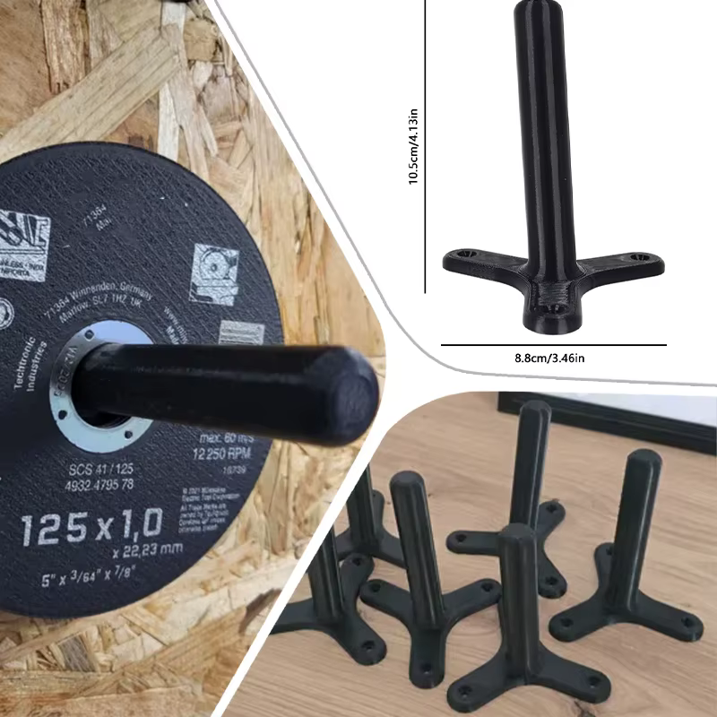 Support de disque de meulage 125 mm en plastique durable pour atelier