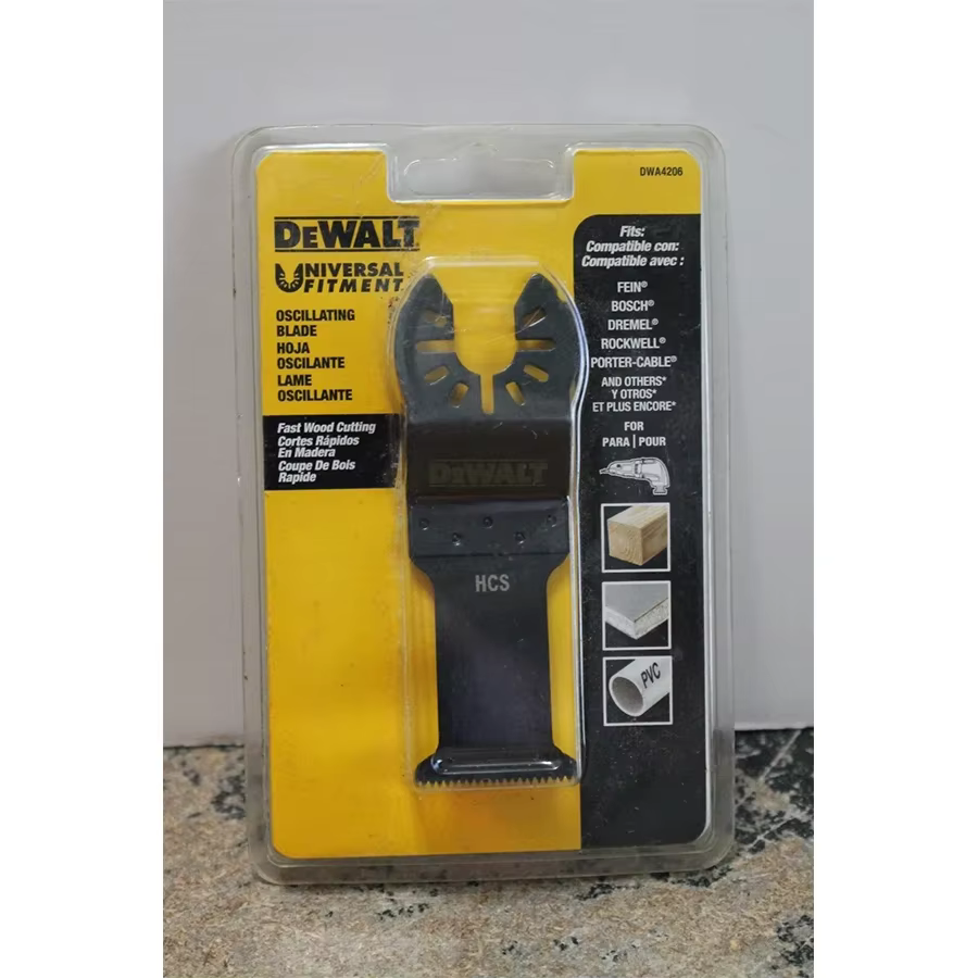 DEWALT 1/3Pc outil oscillant lame coupe rapide bois