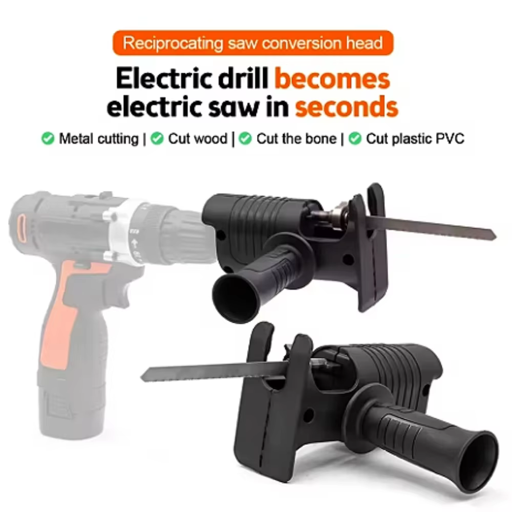 Adaptateur de scie alternative portable pour perceuse électrique