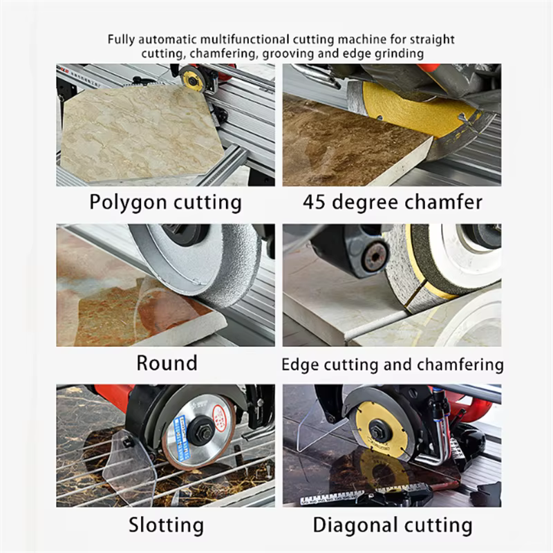 Machine de découpe de carreaux multifonctionnelle