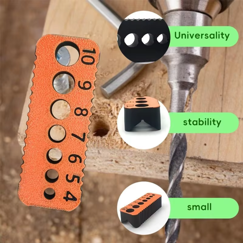 Guide de perçage adapté aux trous de 4/5/6/7/8/9/10 mm, outil de perçage DIY, bloc de perçage, outil de jonction, accessoire de précision multifonctionnel