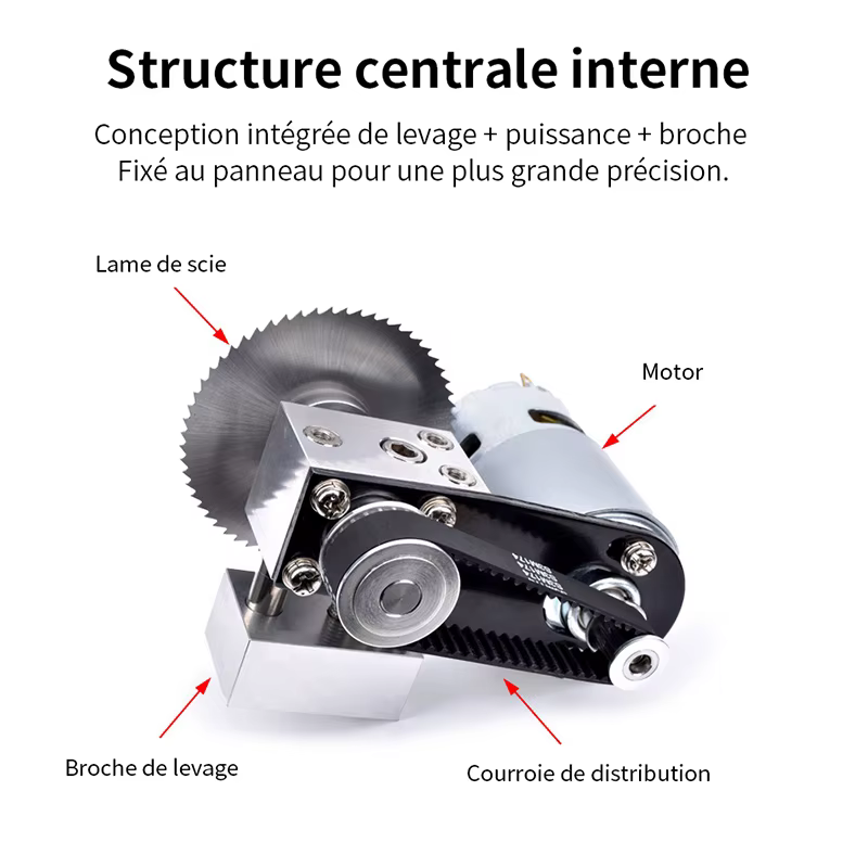 Mini scie à table électrique multifonctions