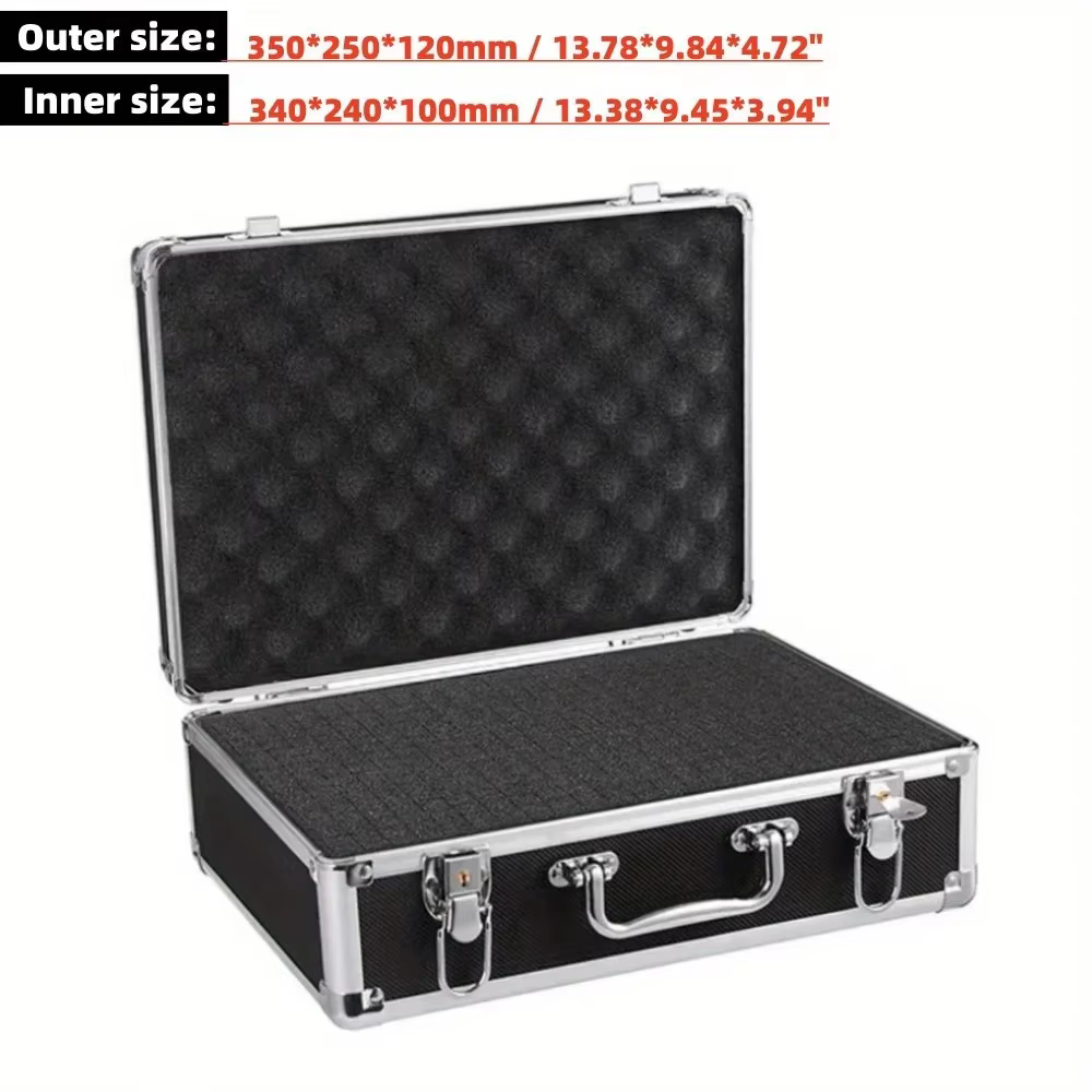 DONBox-Mallette de rangement portable en aluminium pour équipement de sécurité