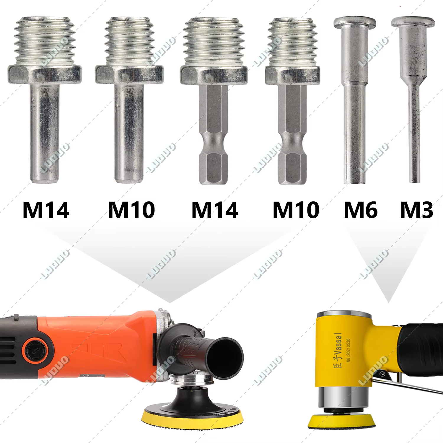 Adaptateur de perceuse M3 M6 M10 M14