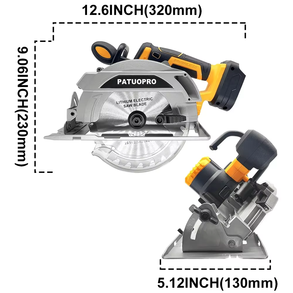 Makita-Scie circulaire électrique sans fil sans balais