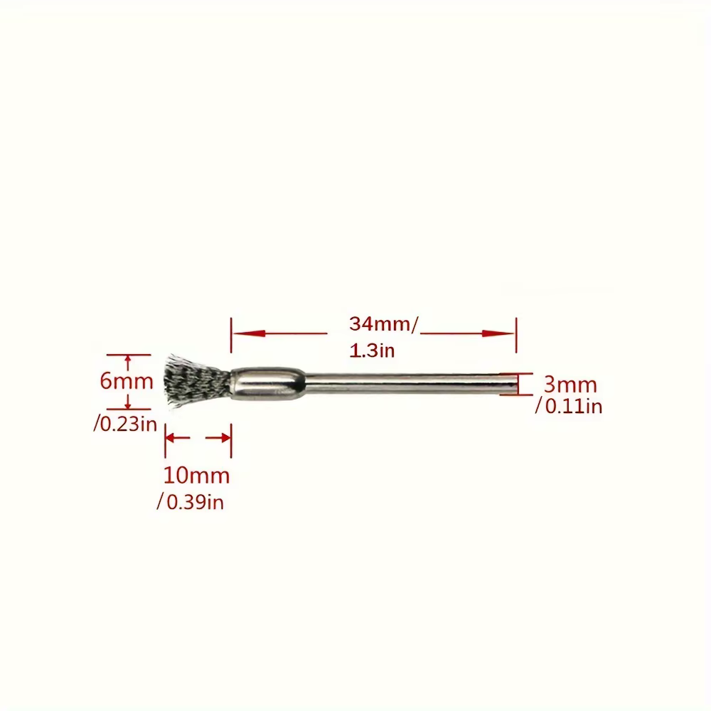 Mini perceuse à brosse métallique en acier