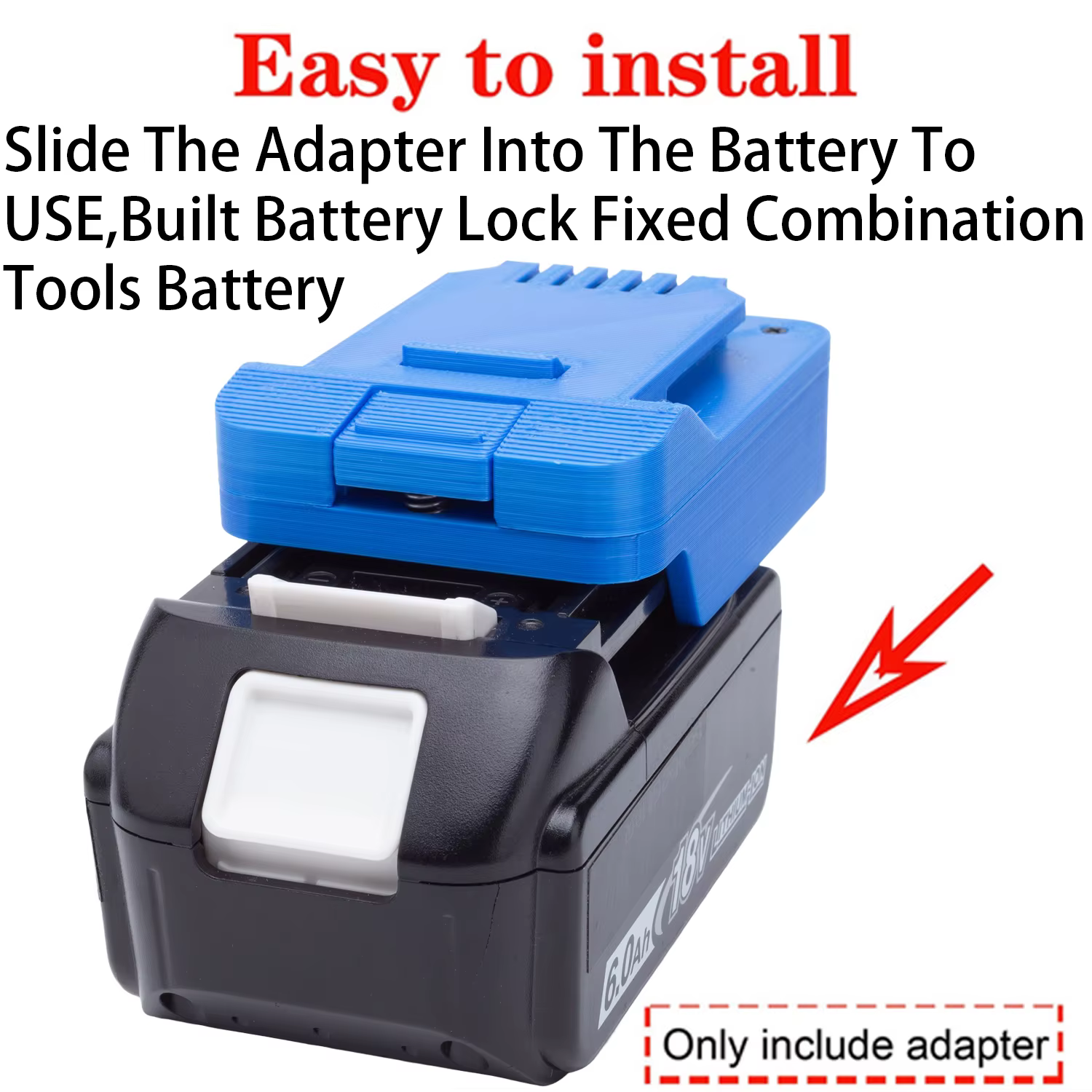 Adaptateur de batterie pour outil Aldi Ferrex 20V Li-ion vers Makita 18V LXT