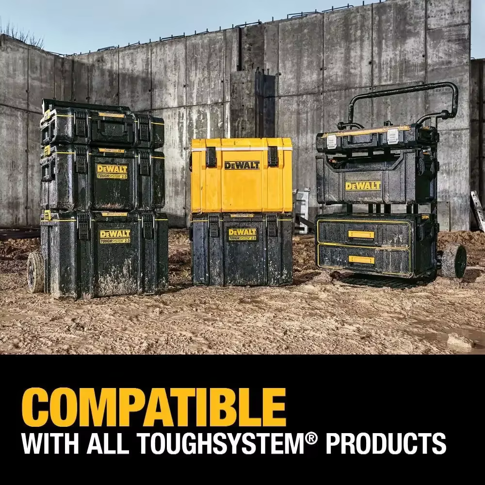 Boîte à outils mobile empilable DEWALT TOUGHSYSTEM2.0 DS100 DS166 DS300 DS400 DS450 DS280 DWST08330-1-23 DWST08035-1-23
