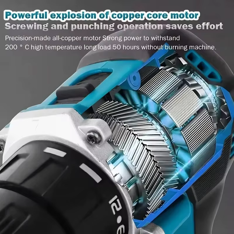 Perceuse-visseuse à percussion sans balais 18V Makita DDF487