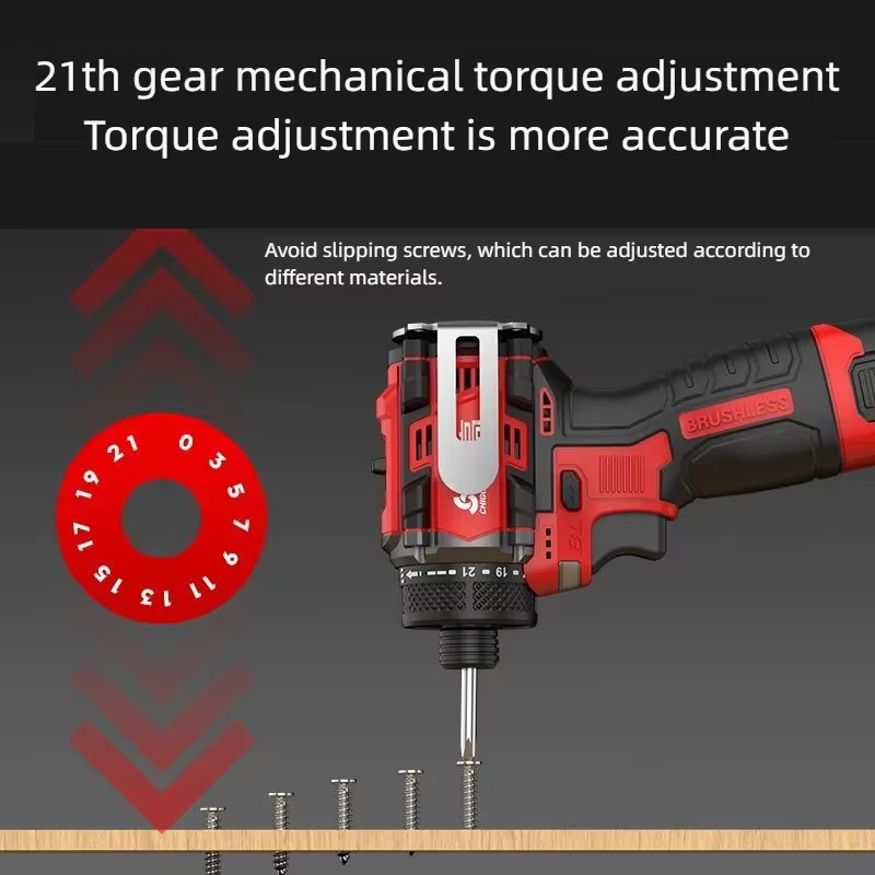 Perceuse électrique sans balais 80N.m 18V