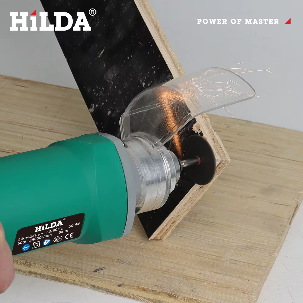 HILDA graveur perceuse électrique Dremel 500W 6 vitesses variables haute puissance vert travail du bois outils rotatifs ensemble meuleuse polissage